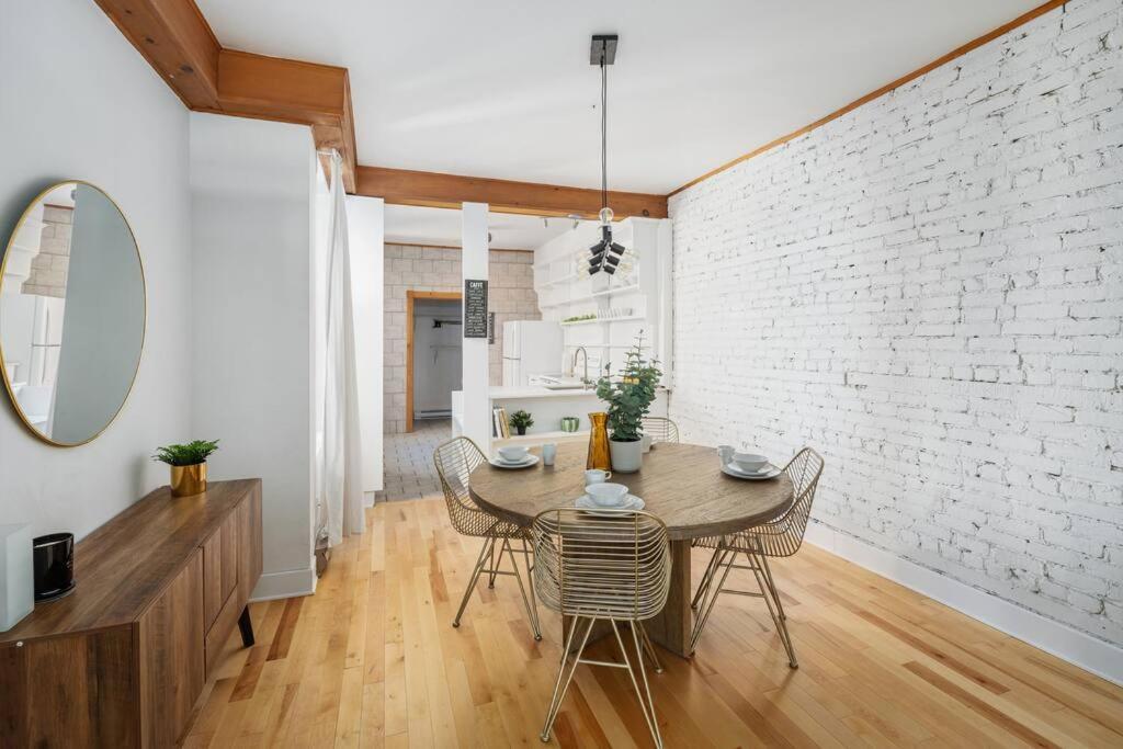 モントリオールChic Mile-End 3Br Getaway - Free Parking, Sleeps 8アパートメント エクステリア 写真